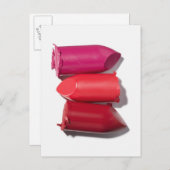 壊れた口紅のスタック ポストカード (正面/裏面)