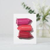 壊れた口紅のスタック ポストカード (スタンド正面)