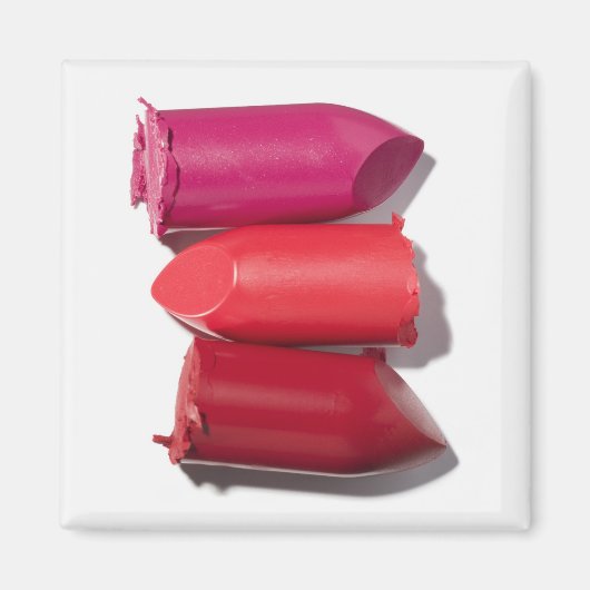 壊れた口紅のスタック マグネット (正面)