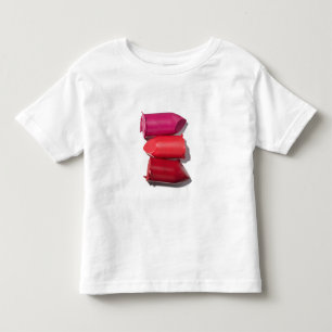 壊れた口紅の積み重ね トドラーTシャツ