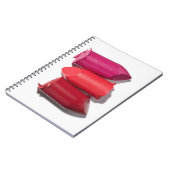 壊れた口紅の積み重ね ノートブック (左側)