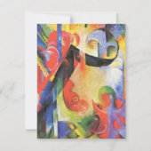 壊れた型枠by Franz Marc, ヴィンテージ抽象芸術アート (正面)