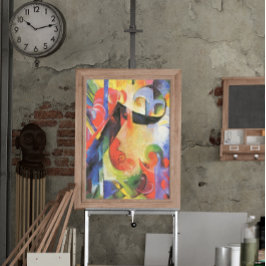 壊れた型枠by Franz Marc, ヴィンテージ抽象芸術アート ポスター