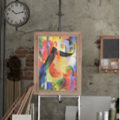 壊れた型枠by Franz Marc, ヴィンテージ抽象芸術アート ポスター