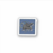 壊れた夢のビニールステッカー シール (正面)