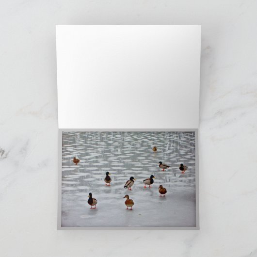 壊れた大事な行事結婚婚約のカード カード (内部)