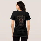 壊れた心の大聖堂 トライブレンドTシャツ (裏面全面)