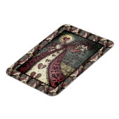 壊れた心を持った泣くバレンタイン墓地ゴシック マグネット (左側)