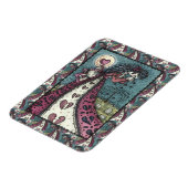 壊れた心を持った泣くバレンタイン墓地ゴシック マグネット (左側)