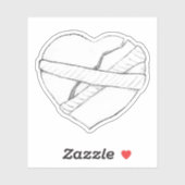 壊れた心を癒すスケッチ シール (シート)