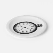 壊れた懐中時計 ペーパープレート (アングル)