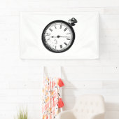 壊れた懐中時計 横断幕 (インサイチュ)