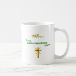 壊れた戒めクリスチャン コーヒーマグカップ