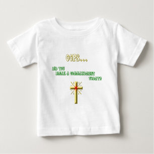 壊れた戒めクリスチャン ベビーTシャツ