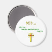 壊れた戒めクリスチャン マグネット (正面/裏面)