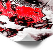 壊れた抽象化 ポスター (角)