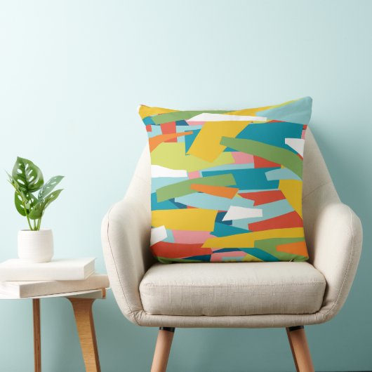 壊れた景色-枕 クッション (椅子)