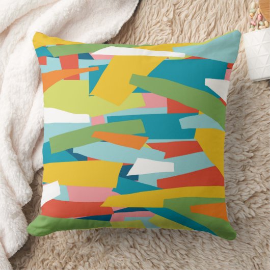 壊れた景色-枕 クッション (ブランケット)