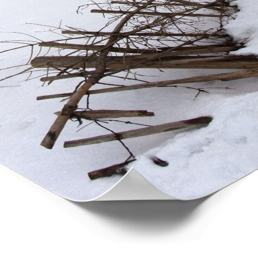 壊れた柵 ポスター (角)