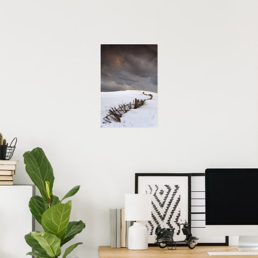 壊れた柵 ポスター (ホームオフィス)