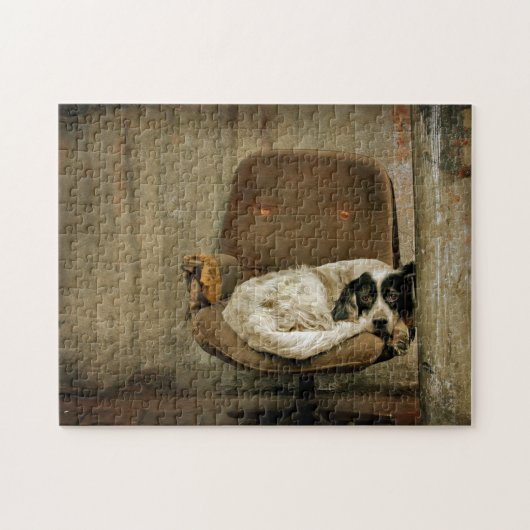 壊れた椅子 ジグソーパズル (横)