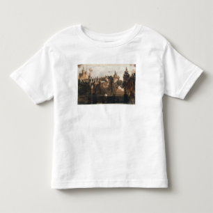 壊れた橋が付いている町 トドラーTシャツ