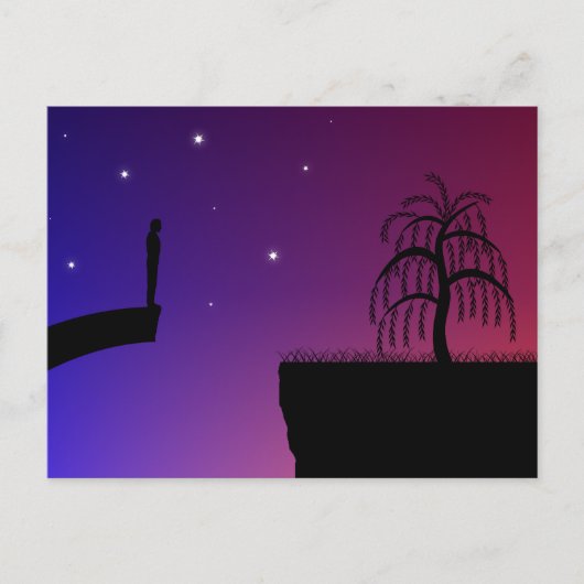 壊れた橋のポストカード ポストカード (正面)