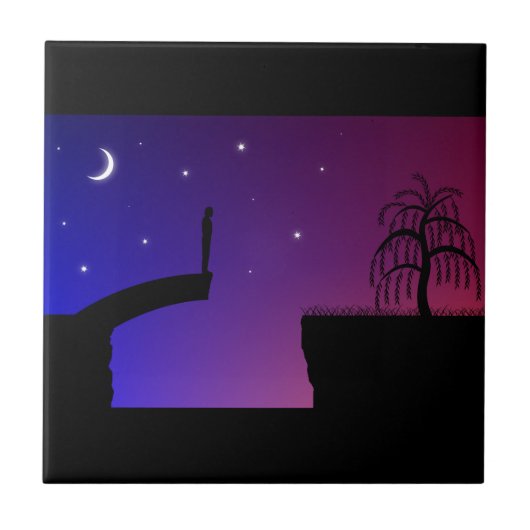 壊れた橋化粧瓦 タイル (正面)