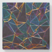 壊れた気泡の石コースター ストーンコースター (正面)