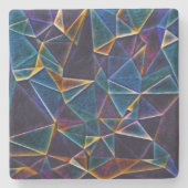 壊れた気泡の石コースター ストーンコースター (正面)