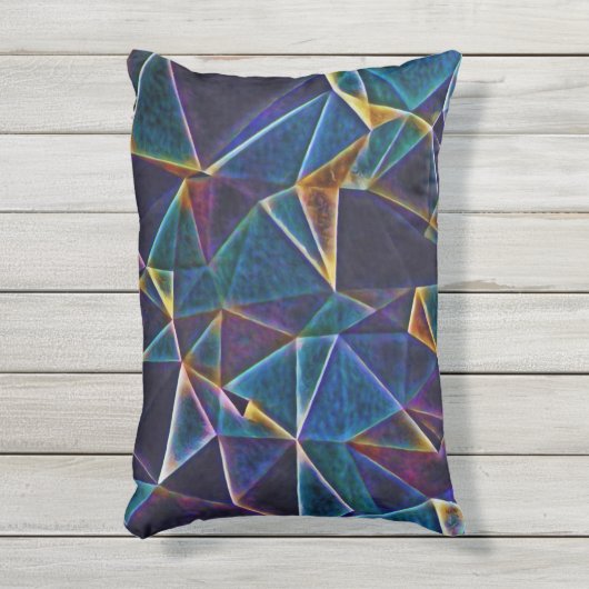 壊れた泡アクセント枕 アウトドアクッション (正面(縦))