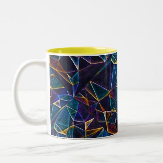 壊れた泡コーヒーマグ ツートーンマグカップ (左)