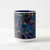 壊れた泡コーヒーマグ ツートーンマグカップ (中央)