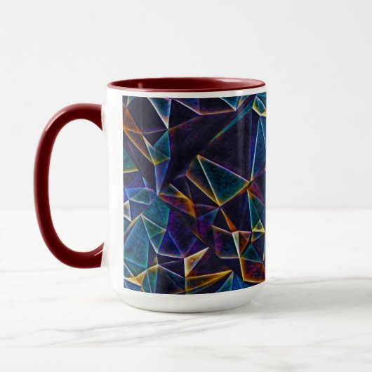 壊れた泡コーヒーマグ マグカップ (左)
