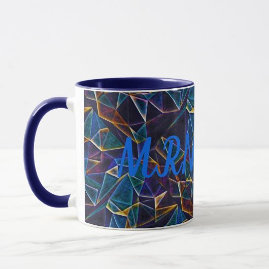 壊れた泡コーヒーマグ マグカップ (左)