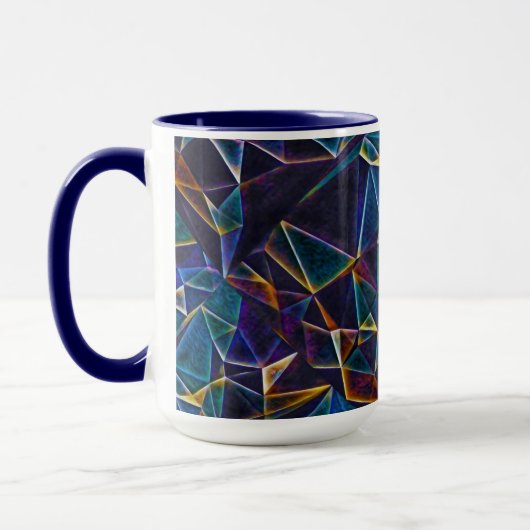 壊れた泡コーヒーマグ マグカップ (左)