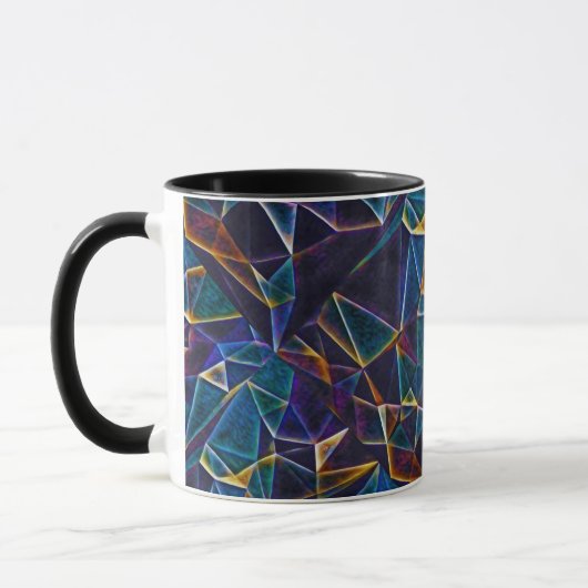壊れた泡コーヒーマグ マグカップ (左)