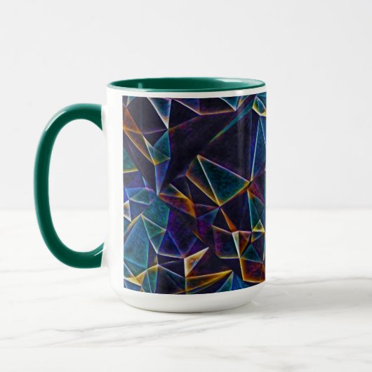 壊れた泡 コーヒーマグ マグカップ (左)
