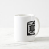 壊れた洗濯機 コーヒーマグカップ (正面右)