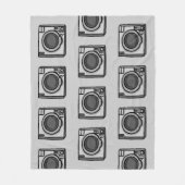 壊れた洗濯機 フリースブランケット (正面)