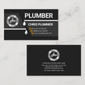 壊れた漏出配管管 名刺 (正面/裏面)