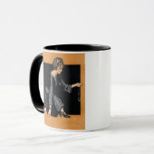 壊れた真珠のネックレス マグカップ (正面左)