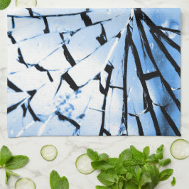 壊れた窓 キッチンタオル