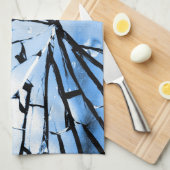 壊れた窓 キッチンタオル (四つ折り)