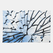 壊れた窓 キッチンタオル (横)