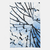 壊れた窓 キッチンタオル (縦)