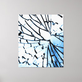 壊れた窓 キャンバスプリント