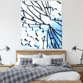 壊れた窓 キャンバスプリント (インサイチュ (寝室))