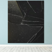 壊れた窓 キャンバスプリント (インサイチュ (ウッドフロア))