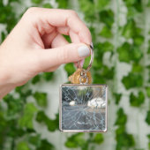 壊れた窓 キーホルダー (手)